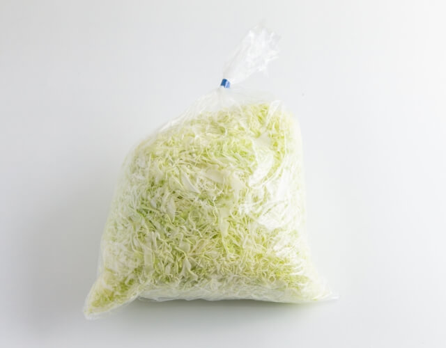 千切りキャベツの画像